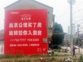 自贡墙体广告在乡镇、农村市场的媒体优势