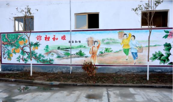 自贡乡镇文化墙 乡风文明焕发新活力