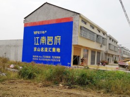 自贡农村墙体广告在不同形式上面展现的不同特色