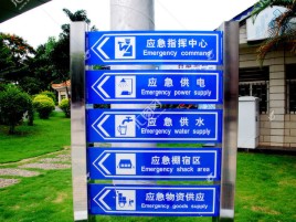 自贡标识导向系统设计需要掌握的四大元素