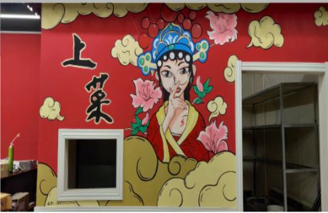 自贡墙体彩绘的发展和应用